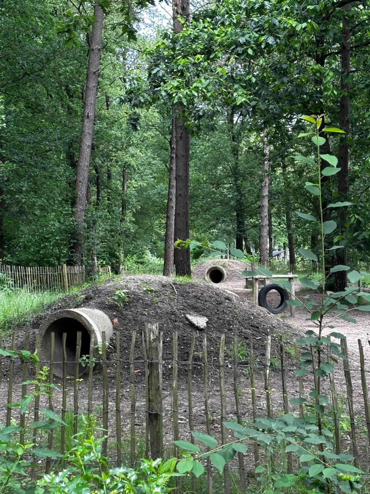 Dubbele Chalet Op Recreatiepark Topparken Op De Veluwe In Beekbergen Met Grote Vrije Tuin En Eigen Parkeerplaats Esterno foto